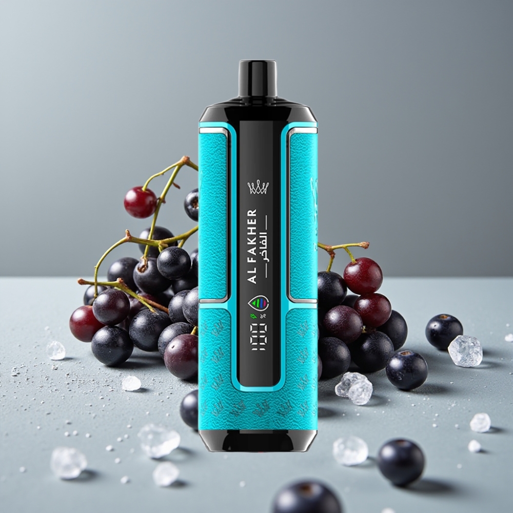Al Fakher Crown Bar 15K Hypermax Απορρυπανιστικό Vape Kit Φραγκοστάφυλο Πάγο