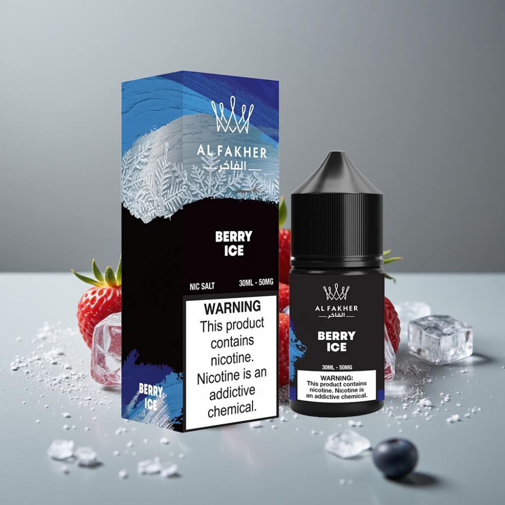 AL Fakher Nicotine Salt E-Liquid 50MG Μούρο Πάγος 30ml