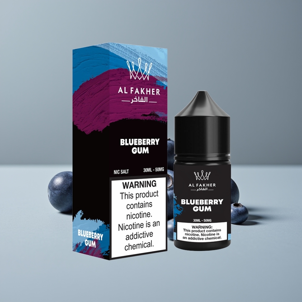 AL Fakher Nicotine Salt E-Liquid 50MG Μπλε Μύρτιλο Τσίχλα