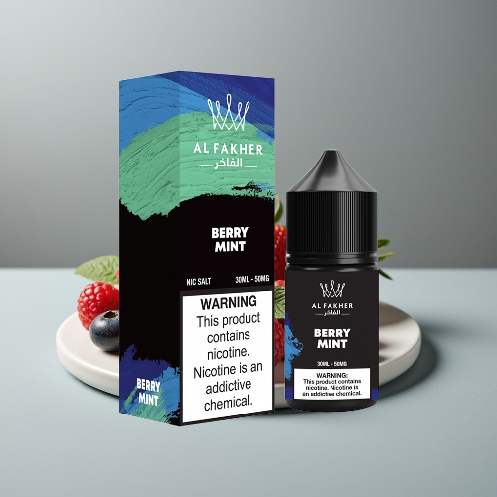 AL Fakher Nicotine Salt E-Liquid 50MG Μούρο Μέντα