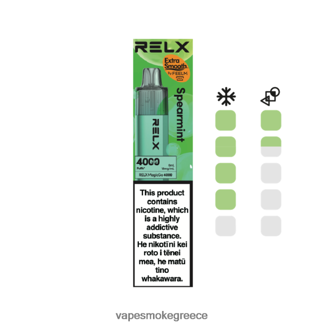 Pod System Vapes - RELX MagicGo 4000 ατμούς μιας χρήσης δυόσμος JJ4B023
