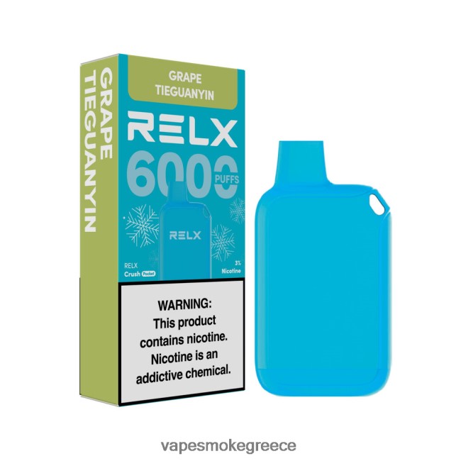 Pod System Vapes - RELX Crush Pocket 6000 παγωμένα σταφύλι tieguanyin JJ4B0218