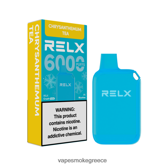 Vape Greece - RELX Crush Pocket 6000 παγωμένα τσάι από χρυσάνθεμο JJ4B0221