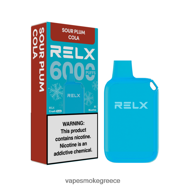 Vape Μιασ Χρησησ - RELX Crush Pocket 6000 παγωμένα ξινό δαμάσκηνο κόλα JJ4B0219