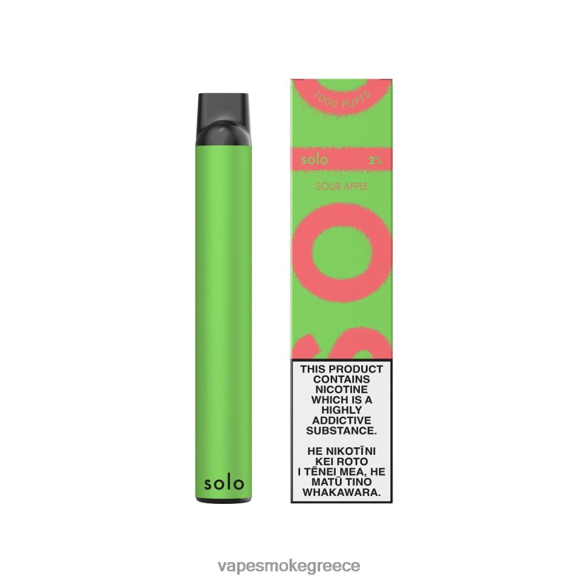 Vape Χωρισ Νικοτινη - Solo ατμός μιας χρήσης ξινόμηλο V64ZLF5
