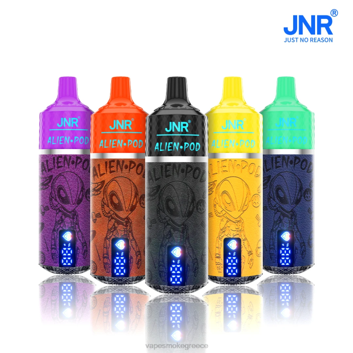 JNR Alien φλούδα διάφορες γεύσεις 4X8H1 Vape Greece