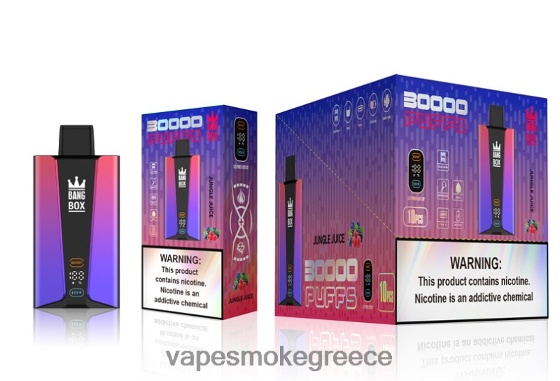 Pod System Vapes - Bang Box Έξυπνη οθόνη 30000 ρουφηξιών χυμό ζούγκλας 44L6278