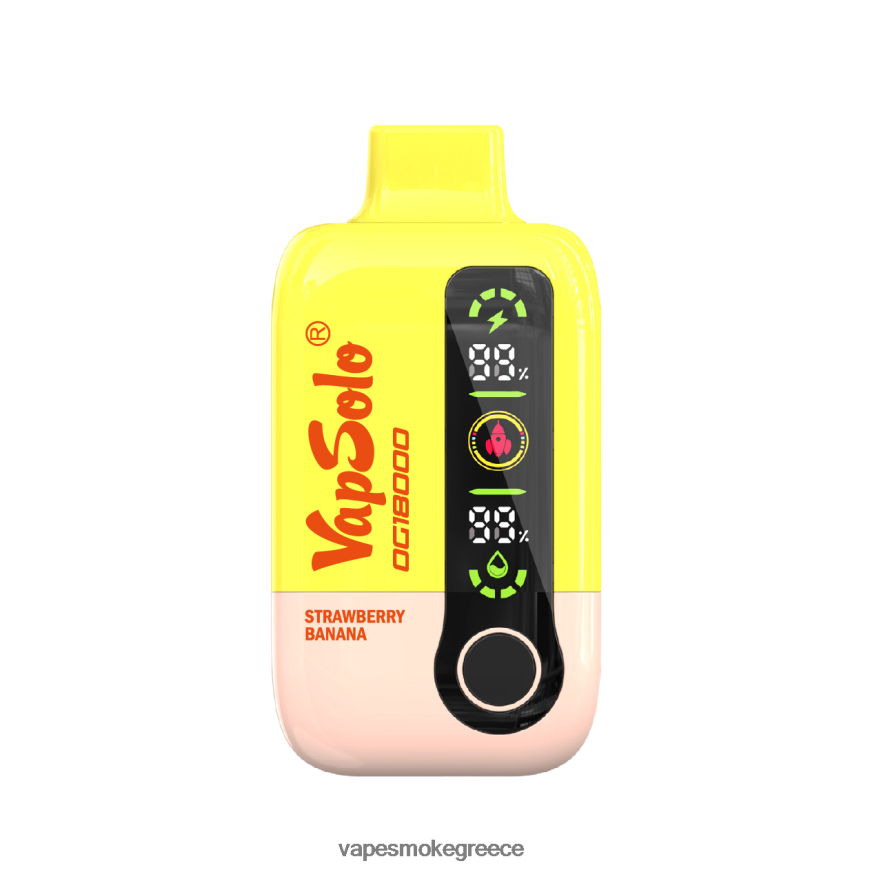 Pod System Vapes - VapSolo dg18000 μπανάνα φράουλα XTXH8D8
