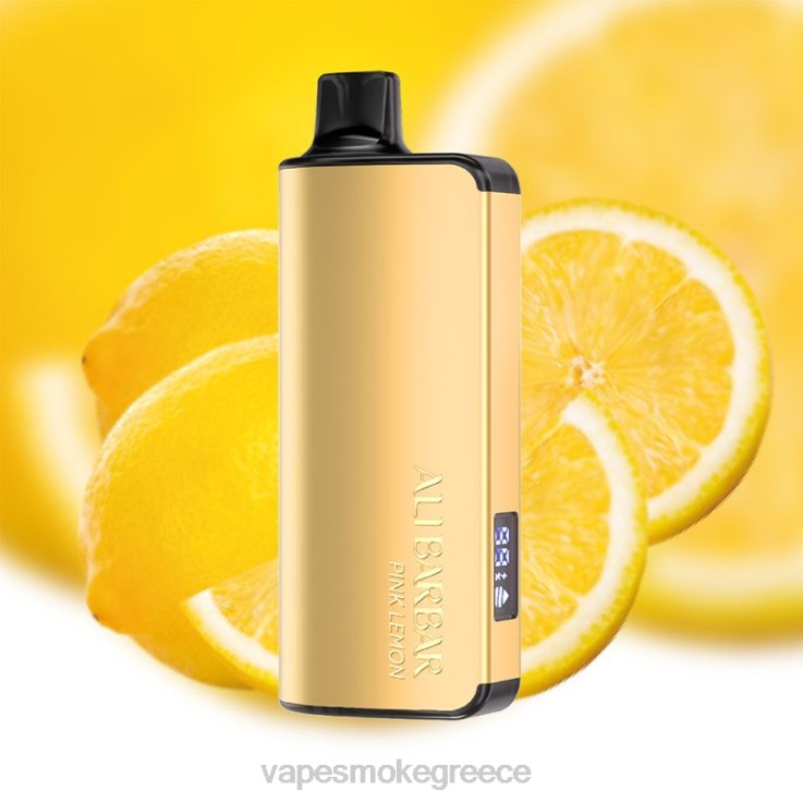 Vape Χωρισ Νικοτινη - Alibarbar Ingot 20000 ατμούς μιας χρήσης ροζ λεμόνι 00Z6240