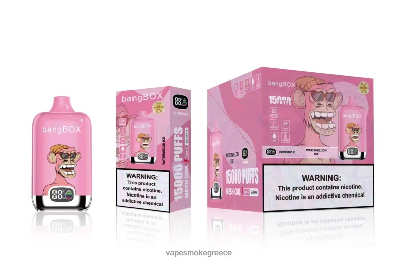 Vape Χωρισ Νικοτινη - Bang Box 15000 ρουφηξιές πάγος καρπούζι 44L6245