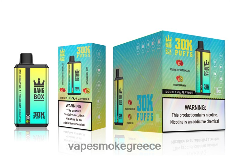 Vape Μιασ Χρησησ - Bang Box 30000 ρουφηξιές διπλές γεύσεις καρπούζι φράουλα & ακτινίδιο φράουλα 44L6264