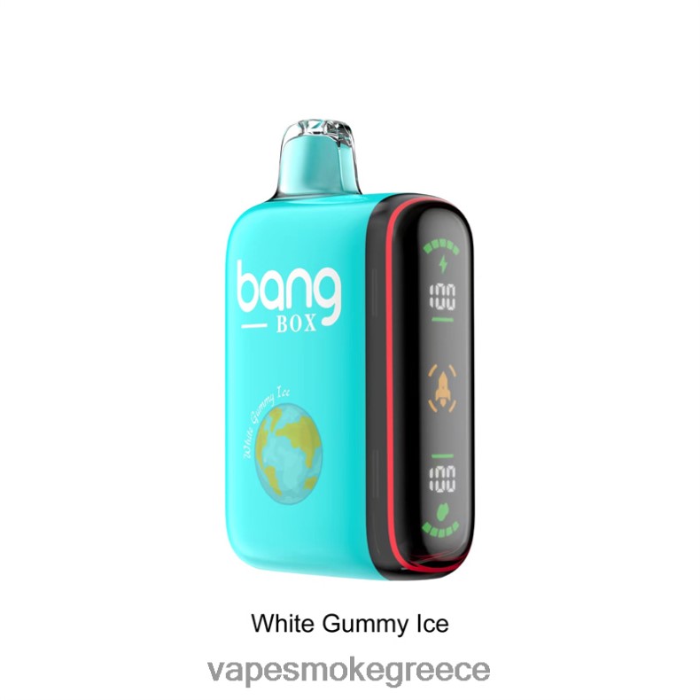 Vape Χωρισ Νικοτινη - Bang Box Έξυπνη οθόνη ισχύος 9000-18000 ρουφηξιών λευκός πάγος 44L6230