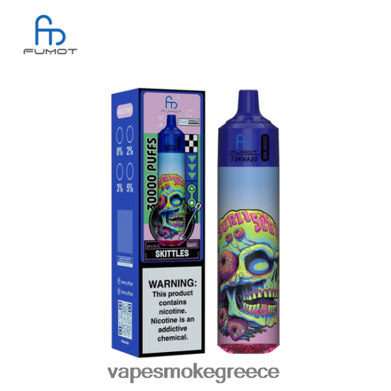 Vape Μιασ Χρησησ - Fumot Tornado 30k μουσική κορύνες 8LH84J24