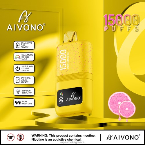 Vape Greece - Aivono AIM magic 15000 LPV6661 ροζ πάγος λεμονιού