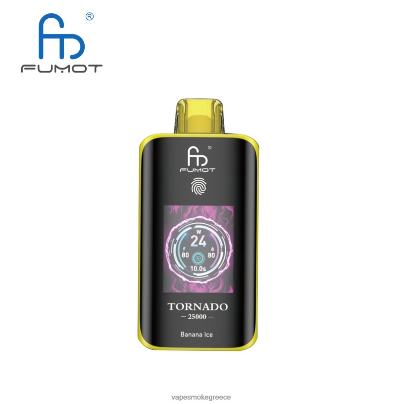Vape Greece - Fumot Tornado 25000 ατμούς μιας χρήσης πάγος μπανάνας 6N24861