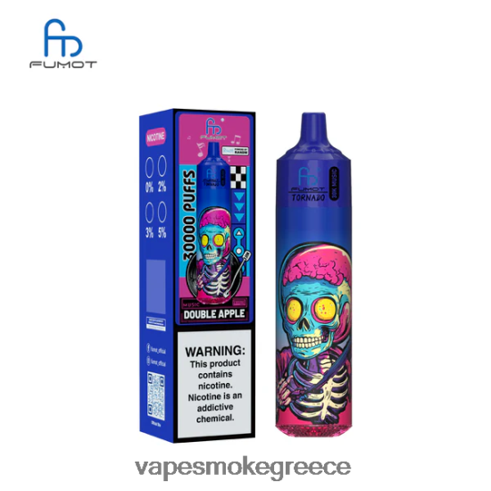 Vape Greece - Fumot Tornado 30k μουσική διπλό μήλο 8LH84J11