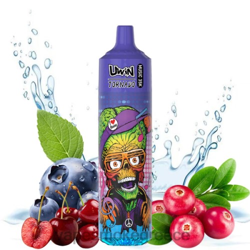 Vape Greece - UWIN CRYSTAL 35 χιλιάδες ατμούς μιας χρήσης LPV66391 βατόμουρο κεράσι κράνμπερι