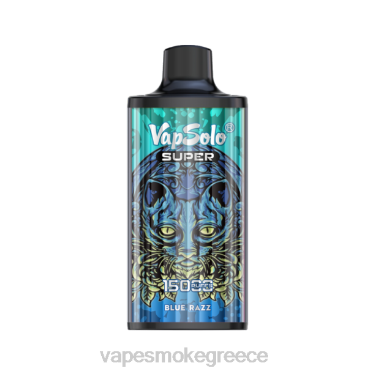 Vape Greece - Vapsolo SUPER ατμός μιας χρήσης μπλε razz 00Z62126