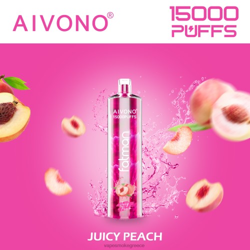 Vape Smoke - Aivono FATMAN 15000 LPV6617 ζουμερό ροδάκινο