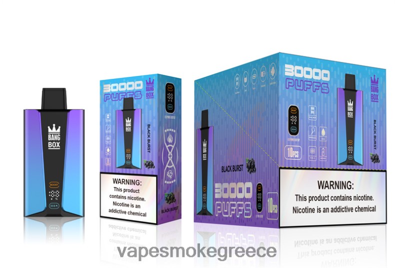 Vape Smoke - Bang Box Έξυπνη οθόνη 30000 ρουφηξιών μαύρη έκρηξη 44L6277