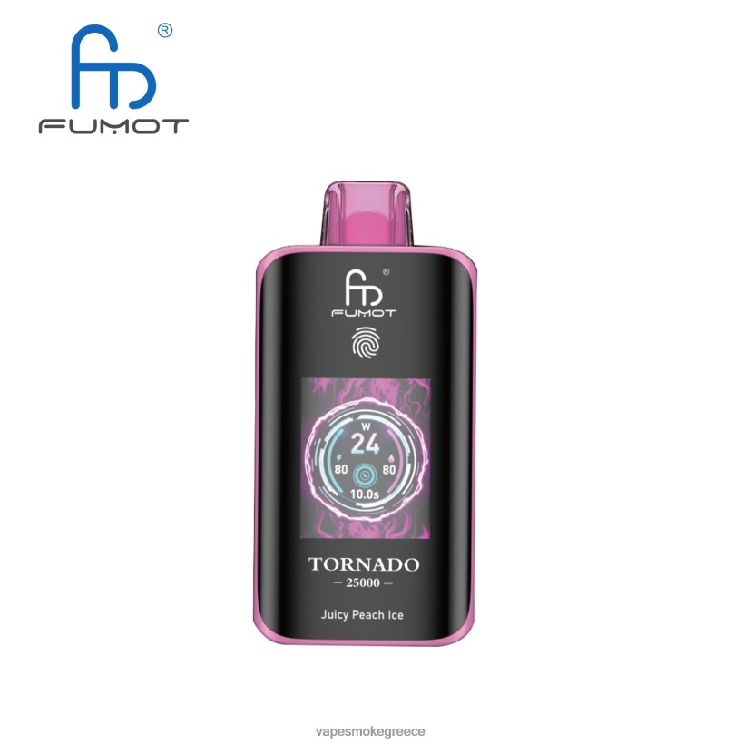 Vape Smoke - Fumot Tornado 25000 ατμούς μιας χρήσης ζουμερός πάγος ροδάκινου 6N24867