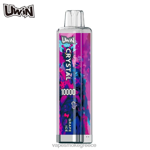 Vape Smoke - UWIN CRYSTAL 10000 ατμούς μιας χρήσης LPV66367 πάγος σταφυλιού