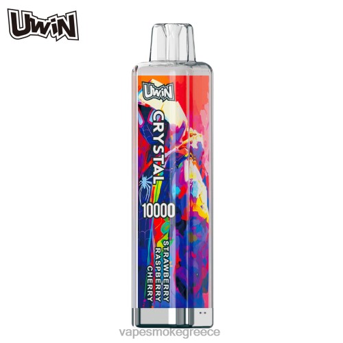 Vape Smoke - UWIN CRYSTAL 10000 ατμούς μιας χρήσης LPV66372 φράουλα βατόμουρο κεράσι