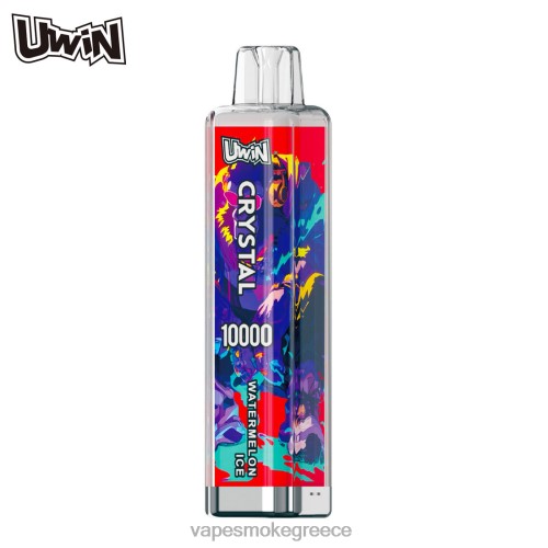Vape Χωρισ Νικοτινη - UWIN CRYSTAL 10000 ατμούς μιας χρήσης LPV66370 πάγος καρπούζι