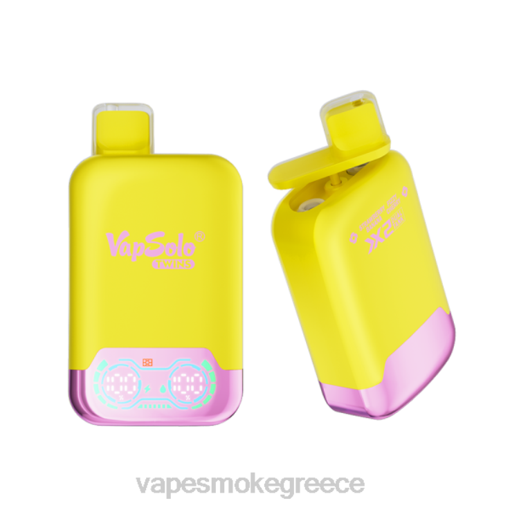 Vape Μιασ Χρησησ - Vapsolo TWINS ατμός μιας χρήσης μπανάνα φράουλα & ανθρακούχο κεράσι 00Z62144