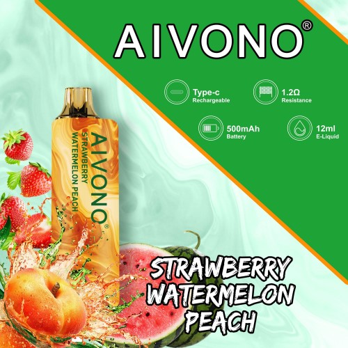 Pod System Vapes - Aivono AIM GUN 7000 LPV66108 φράουλα ροδάκινο καρπούζι