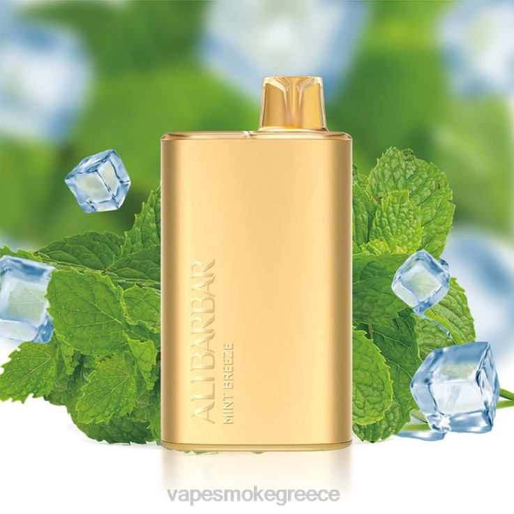 Pod System Vapes - Alibarbar Rich 8000 ατμούς μιας χρήσης μέντα αεράκι 00Z628