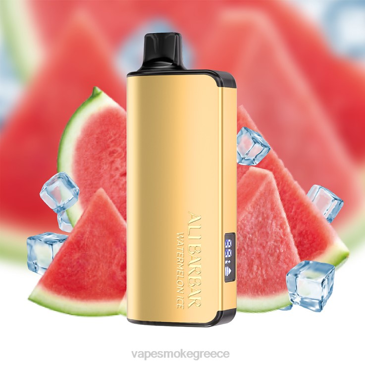 Vape Greece - Alibarbar Ingot 9000 ατμούς μιας χρήσης πάγος καρπούζι 00Z6226
