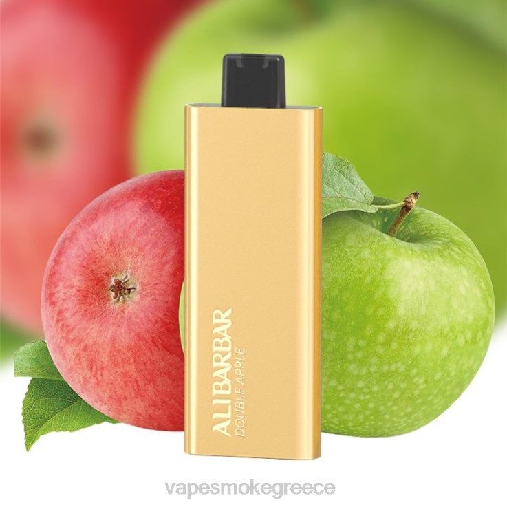 Vape Greece - Alibarbar Pandora 7000 ατμούς μιας χρήσης διπλό μήλο 00Z6266
