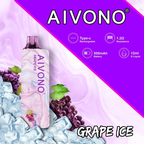 Vape Smoke - Aivono AIM GUN 7000 LPV66102 πάγος σταφυλιού
