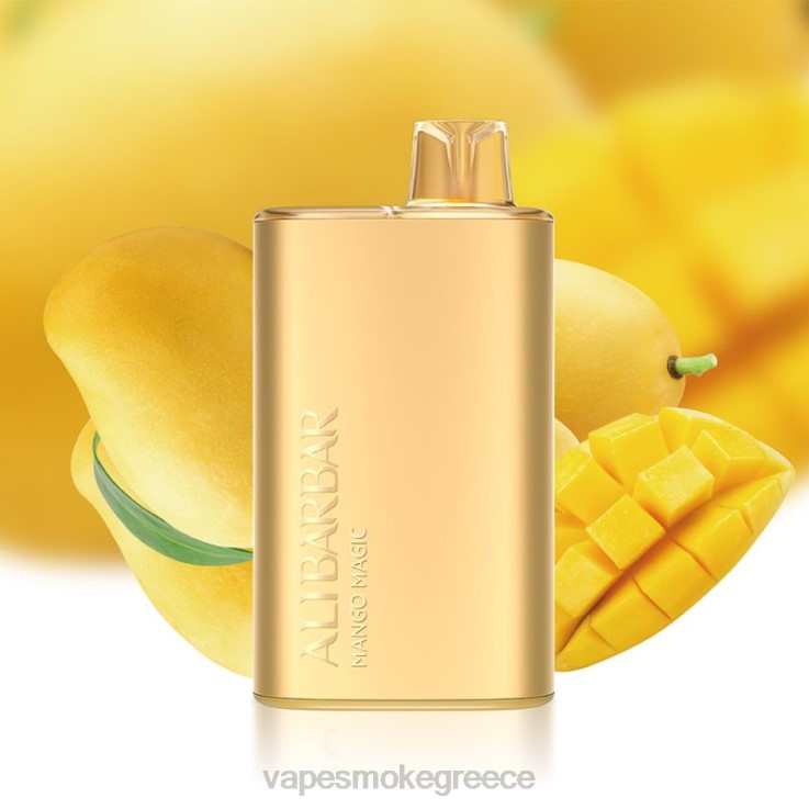 Vape Smoke - Alibarbar Rich 8000 ατμούς μιας χρήσης μαγεία μάνγκο 00Z627