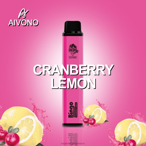 Vape Χωρισ Νικοτινη - Aivono AIM BINGO 4000 LPV66140 cranberry λεμόνι