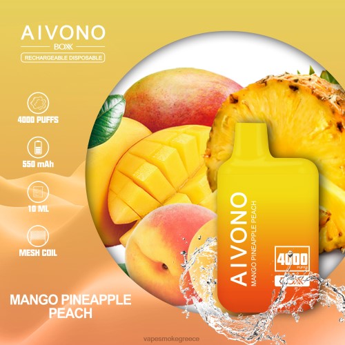 Vape Μιασ Χρησησ - Aivono AIM BOXX 4000 LPV66219 μάνγκο ανανά ροδάκινο