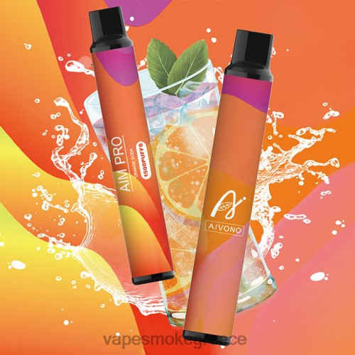 Vape Χωρισ Νικοτινη - Aivono AIM PRO 1500 LPV66165 πορτοκαλί σόδα