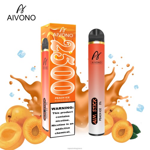 Vape Μιασ Χρησησ - Aivono AIM STICK 2500 LPV66144 πάγος ροδάκινου