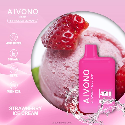 Vape Greece - Aivono AIM BOXX 4000 LPV66221 παγωτό φράουλα