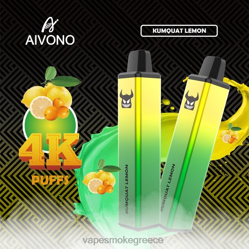 Vape Greece - Aivono AIM FREAK 4000 LPV66256 κουμ κουάτ λεμόνι