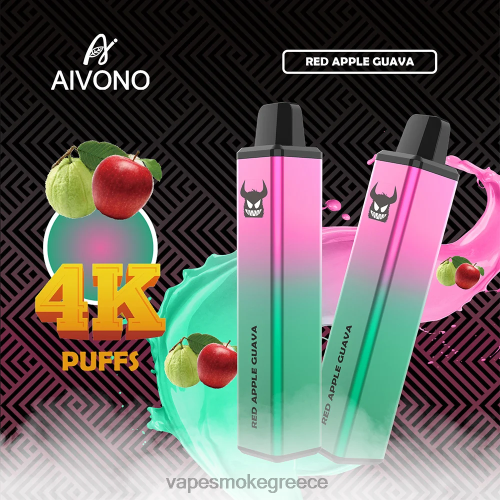 Vape Smoke - Aivono AIM FREAK 4000 LPV66257 γκουάβα κόκκινο μήλο