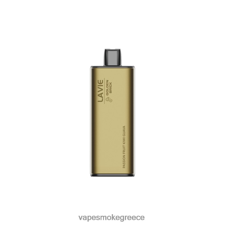 Pod System Vapes - LAVIE GOLDEN BRICK 10000 ρουφηξιές φρούτο του πάθους ακτινίδιο γκουάβα LFFP0Z63
