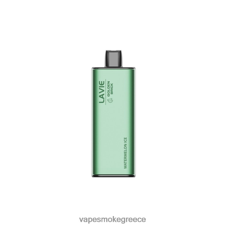 Pod System Vapes - LAVIE GOLDEN BRICK 10000 ρουφηξιές πάγος καρπούζι LFFP0Z68