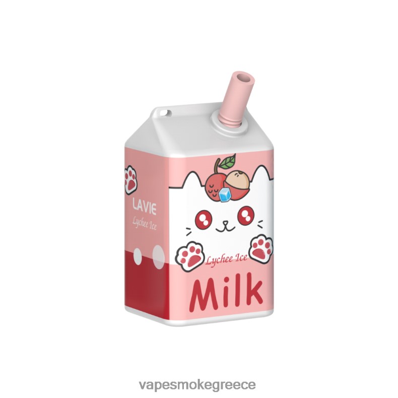 Pod System Vapes - LAVIE MILK 7000 ρουφηξιές πάγος λίτσι LFFP0Z183