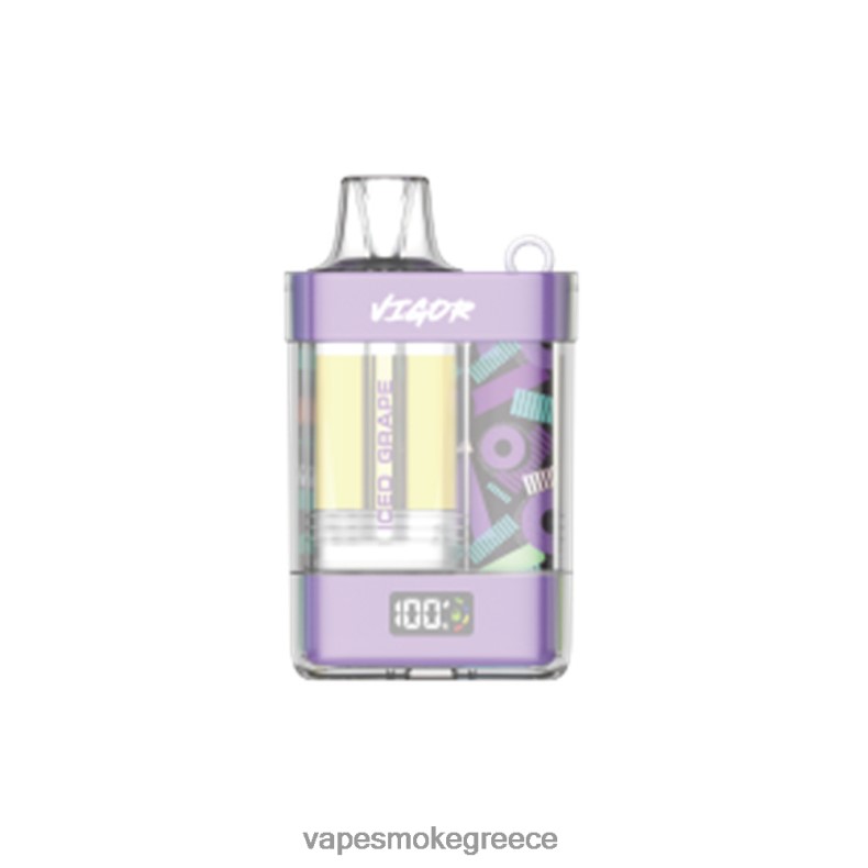 Pod System Vapes - LAVIE VIGOR 15000 ρουφηξιές παγωμένο σταφύλι LFFP0Z8