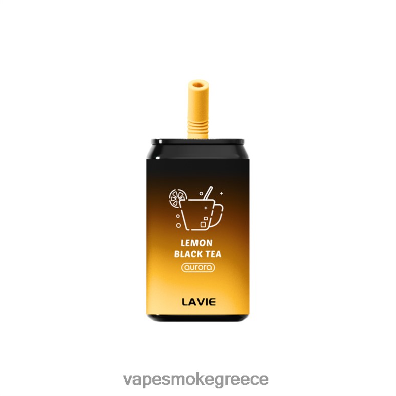 Vape Χωρισ Νικοτινη - LAVIE Aurora 11000 ρουφηξιές μαύρο τσάι λεμόνι LFFP0Z150