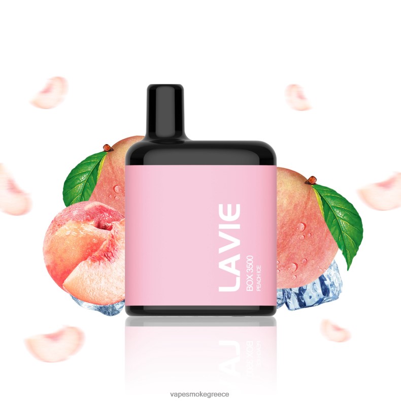 Vape Μιασ Χρησησ - LAVIE BOX 3500 ρουφηξιές πάγος ροδάκινου LFFP0Z209