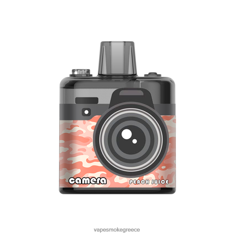 Vape Μιασ Χρησησ - LAVIE Camera 8000 ρουφηξιές χυμό ροδάκινου LFFP0Z174