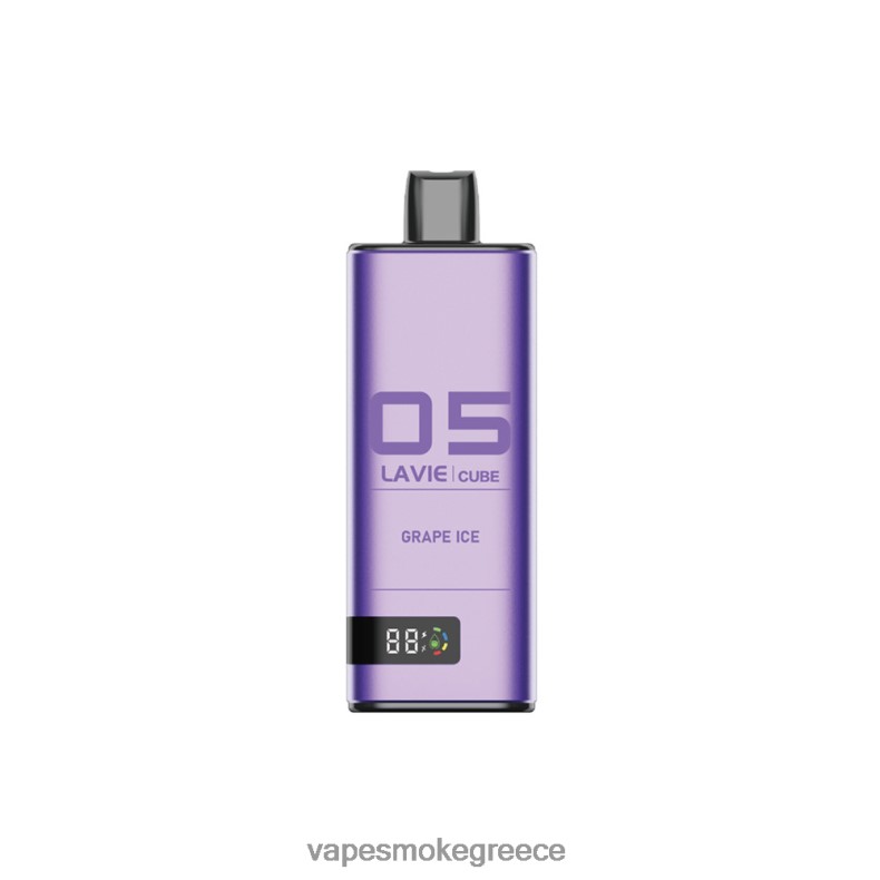 Vape Μιασ Χρησησ - LAVIE Cube 20000 ρουφηξιές πάγος σταφυλιού LFFP0Z39